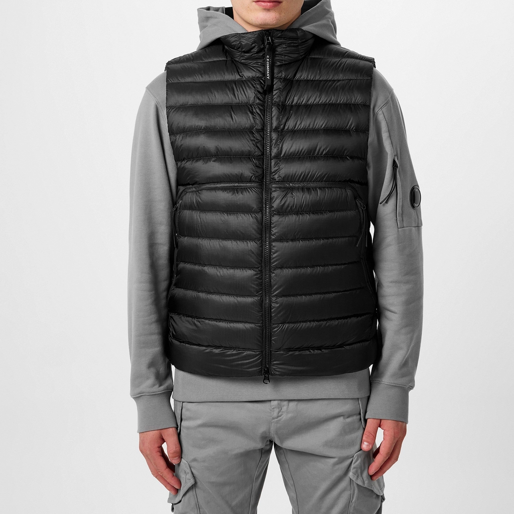 CP Company D.d. Shell Lens Down Vest - Black 999